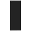 vidaXL seinariiul, must, 45,1x16x45,1 cm, tehispuit
