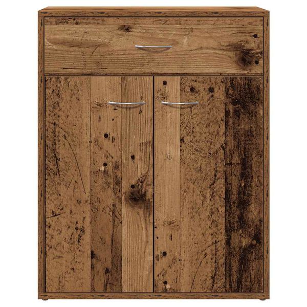 vidaXL puhvetkapp Old Wood 60x30x75 cm Engineered Wood