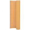 vidaXL kahepoolne piirdeaed 110 x 500 cm, kollane