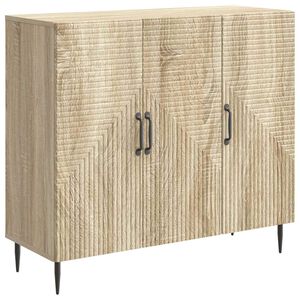 vidaXL K&otilde;ide Sonoma tamm 89 x 34,5 x 80 cm Tehispuit