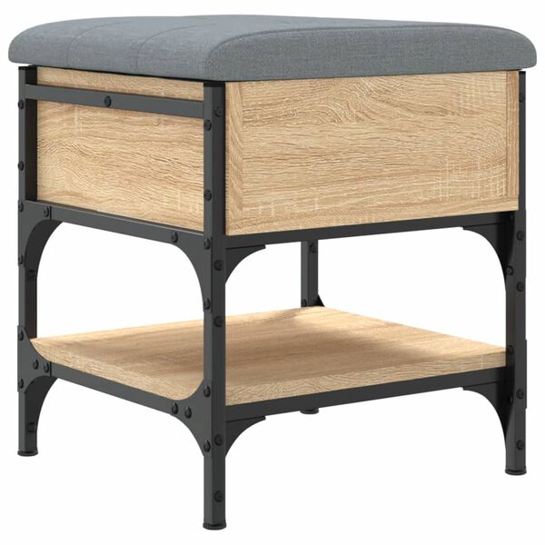 vidaXL jalatsipink, Sonoma tamm, 42 x 42 x 45 cm, tehispuit