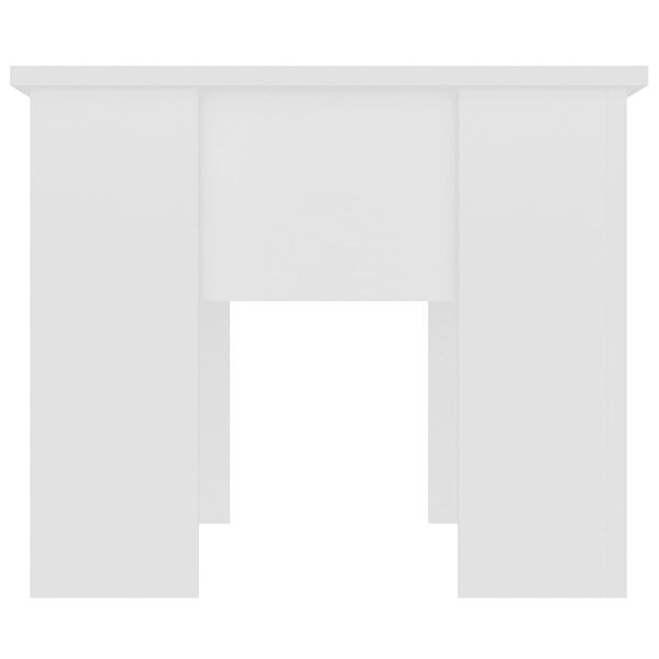 vidaXL kohvilaud, valge, 79x49x41 cm, tehispuit