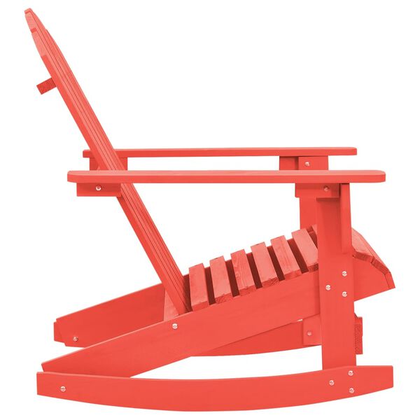 vidaXL aia kiiktool, kuusepuit, punane