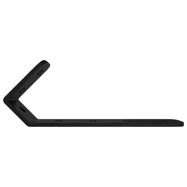 vidaXL Konksud 12 pcs Must M5 x 110 mm Raud