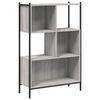 vidaXL raamatualus, hall Sonoma tamm, 72x28x109 cm, tehispuit
