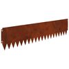 vidaXL Murupiire 10 pcs 103 x 25 cm Teras Rooste