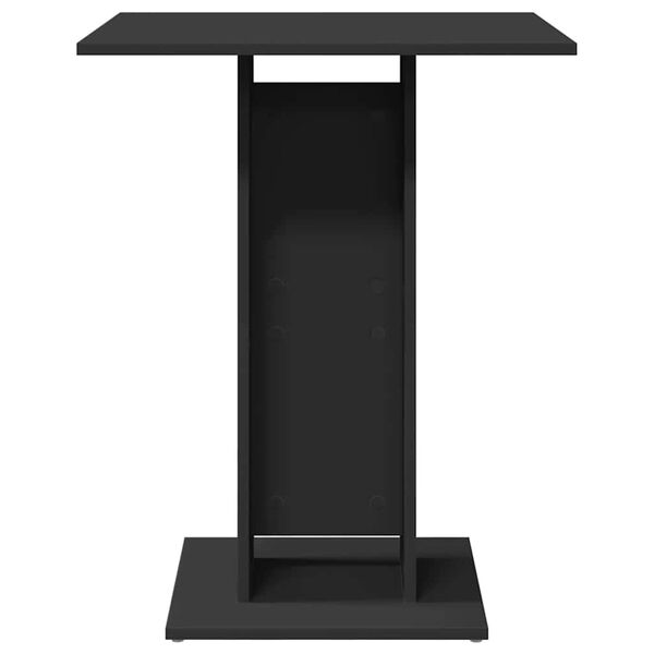 vidaXL bistroolaud, must, 60 x 60 x 75 cm puitlaastplaat