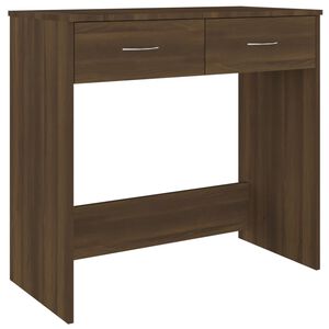 vidaXL kirjutuslaud, pruun tamm, 80 x 40 x 75 cm, tehispuit