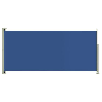 vidaXL lahtitõmmatav terrassi külgsein, 140 x 300 cm, sinine