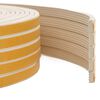 vidaXL Iseliimuv aknatihedus Valge 8 x 3 mm 12 m EPDM vaht
