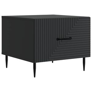 vidaXL Kohvilaud sahtliga Must 49 x 50 x 40 cm Tehispuit