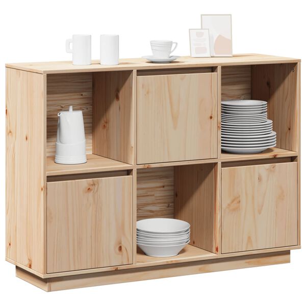 vidaXL puhvetkapp, 110,5 x 35 x 80 cm, toekas m&auml;nnipuit