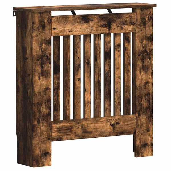 vidaXL Radiaatori kate Suitsetatud tamm 78 x 19 x 81,5 cm Tehispuit