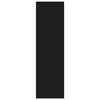 vidaXL raamaturiiul/ruumijagaja must 60x30x103 cm tehispuit