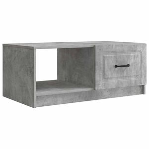 vidaXL Kohvilaud Betoonhall 90 x 50 x 37 cm Tehispuit
