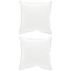 vidaXL Padi 2 tk 65 x 65 cm Austraalia vill Valge