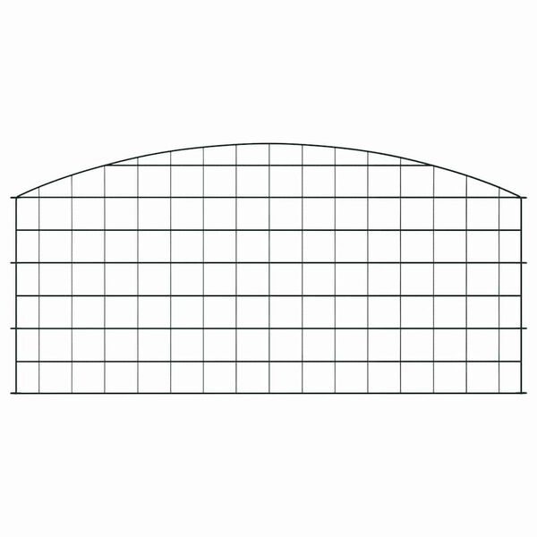 vidaXL Tiikide aiapink 5 pcs Roheline 100 x 50 cm Teras