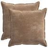 vidaXL Diivanipadi 2 pcs HOUTEN Pruun 60 x 60 cm &Scaron;en&uuml;&uuml;lfabric