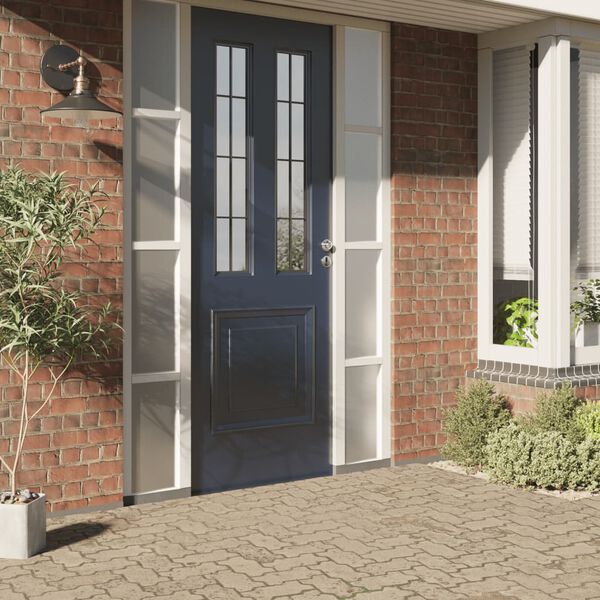 vidaXL aknakiled, j&auml;&auml;tunud, valge, PVC