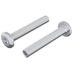 vidaXL Lukustus Kruvi &Uuml;ksv&auml;rviline 2 pcs H&otilde;bedane M6 x 35 mm Teras