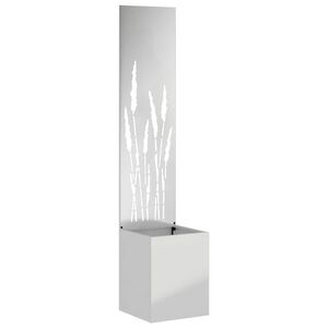 vidaXL Aia privaatsuse kate H&otilde;bedane 32 x 150 cm Tsingitud teras
