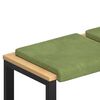 vidaXL Pingipadja 2 pcs Samet Hele roheline S&uuml;gavus 35 cm