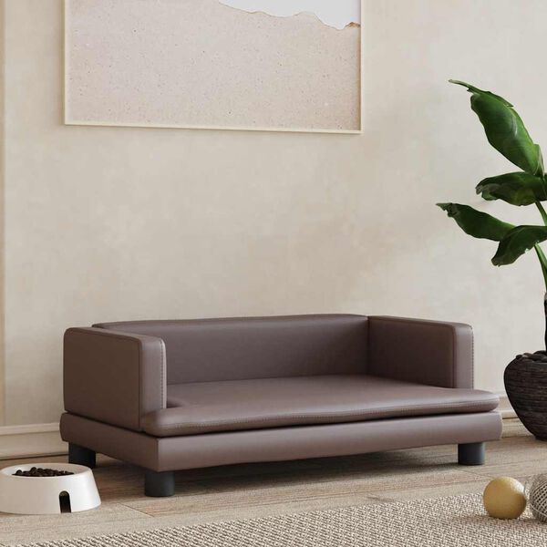 vidaXL koeradiivan, pruun, 80 x 45 x 30 cm, kunstnahk