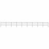 vidaXL aiapiire odaotsaga, terasest, 1603,5 x 120 cm, must
