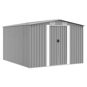 vidaXL aiakuur 257 x 298 x 178 cm metallist, hall