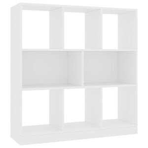 vidaXL raamaturiiul valge 97,5 x 29,5 x 100 cm, tehispuit