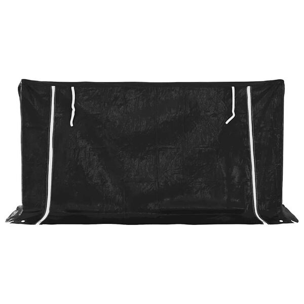 vidaxL k&uuml;ttepuude riiul vihmakattega, 200,5x60,5x110,5 cm