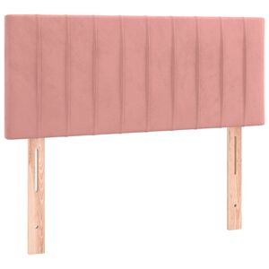 vidaXL voodipeats, roosa, 90x5x78/88 cm, samet