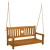 vidaXL Aia swing pink Naturaalne 110 x 56 x 58 cm Tugev akatsiapuu