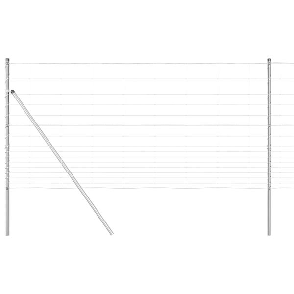 vidaXL Aiapost Galvaniseeritud 25 x 1,2 m Teras