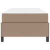 vidaXL Voodi raam madratsiga Cappuccino 90 x 200 cm kangas