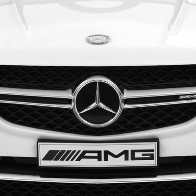vidaXL laste mänguauto Mercedes Benz GLE63S, plast, valge