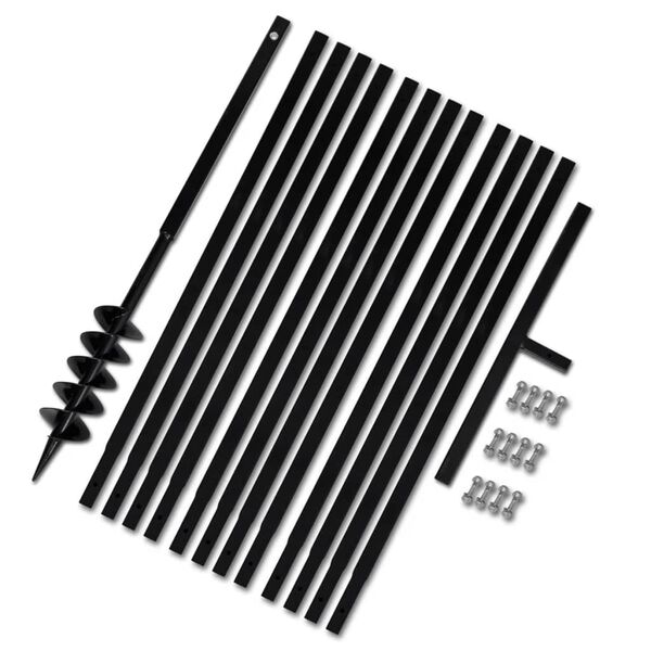 Käepidemega maapuur 100 mm koos pikendustoruga 13 m terasest