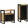 vidaXL Vannitoa m&ouml;&ouml;bleset 2 tk Pruun ja must 40 x 35 x 90 cm