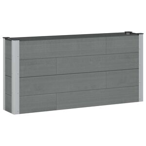 vidaXL K&otilde;rgendatud aia taimelava Hall 150 x 30 x 72 cm