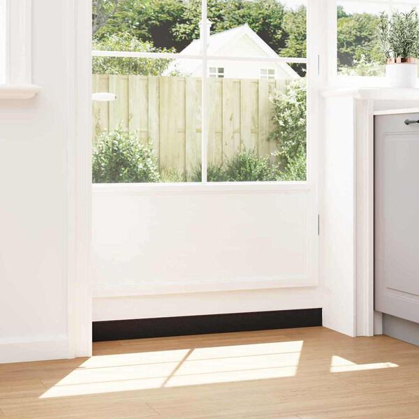 vidaXL Kruvitavad ukselöökide tihendid 2 pcs Pruun 100 cm