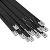vidaXL Kaabli sidumine 25 tk 7,9 x 200 mm Must
