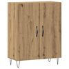 vidaXL puhvetkapp Artisan Oak 69,5x34x90 cm Engineered Wood