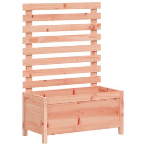 vidaXL v&otilde;rega aia taimekast, 79 x 39,5 x 114 cm, ebatsuuga puit