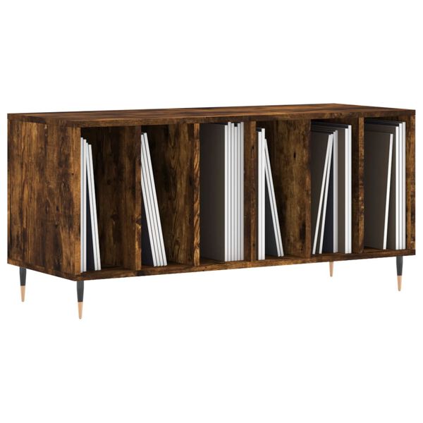 vidaXL plaadikapp, suitsutatud tamm, 100 x 38 x 48 cm, tehispuit