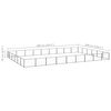 vidaXL koeraaedik, must, 54 m&sup2;, teras
