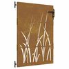 vidaXL aiav&auml;rav 85 x 150 cm corten terasest murukujundusega