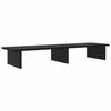 vidaXL Monitori alus Must tamm 100 x 27 x 15 cm Tehispuit