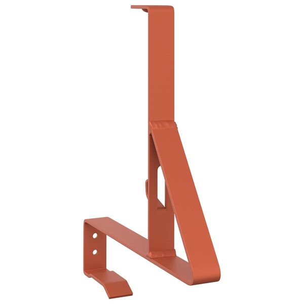 vidaXL Lumi kaitse tugi Punane 29,5 x 3 x 34,5 cm Teras