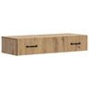 vidaXL Seinale kinnitatav k&uuml;lglaud Artisan tamm 87,5 x 34,5 x 17 cm