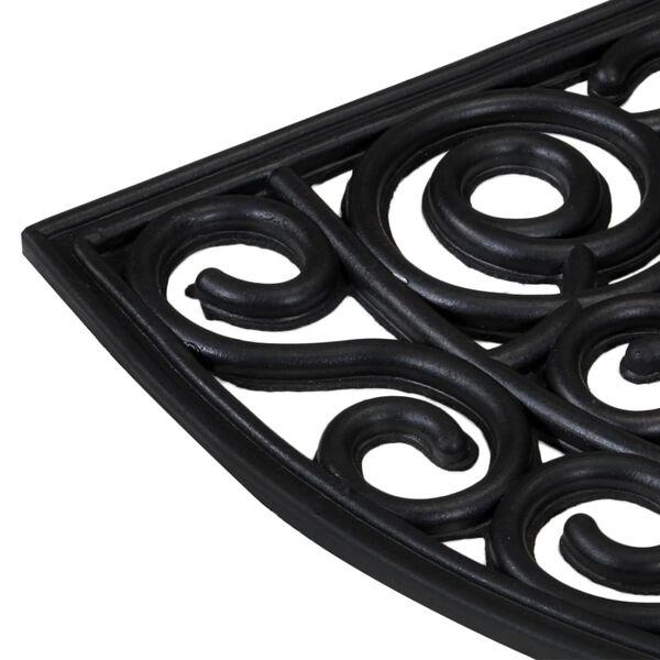 vidaXL uksematt, poolring, 45 x 75 cm, kumm